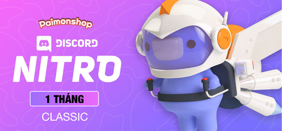 Discord Nitro Classic 1 Tháng