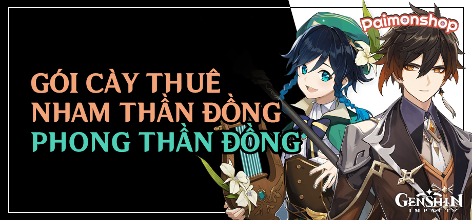Gói cày thuê Lv10 Phong + Nham Thần Đồng