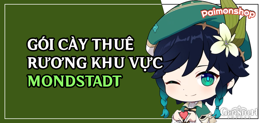 Gói cày thuê rương 1 khu vực Mondstadt